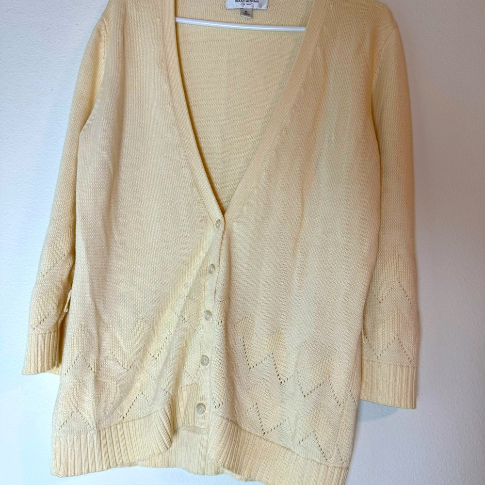 Beige cardigan (Isaac Mizrahi for Target)